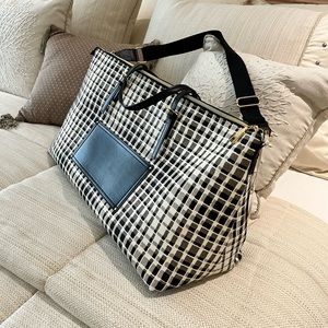 Spartina duffel with detachable shoulder strap